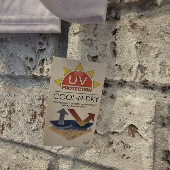 GET HOOKED S.I.C. HOGFISH L/S WHITE NEW WITH TAGS Made in the USA - Picture 5 of 9